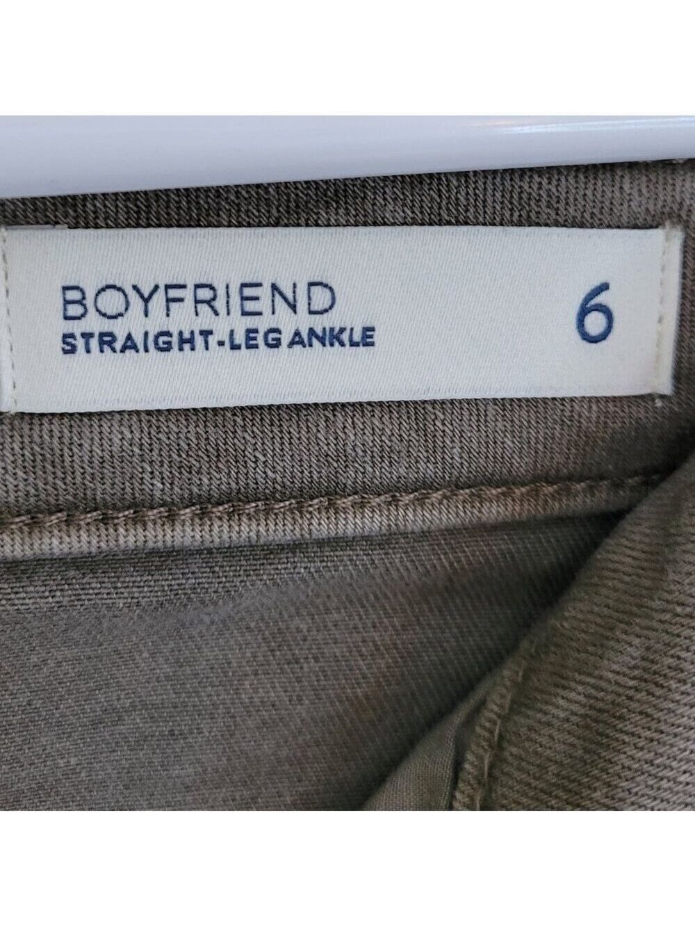 J. Jill Denim Boyfriend Straight Leg Ankle Jeans Gray Women's Size 6 - Picture 10 of 13